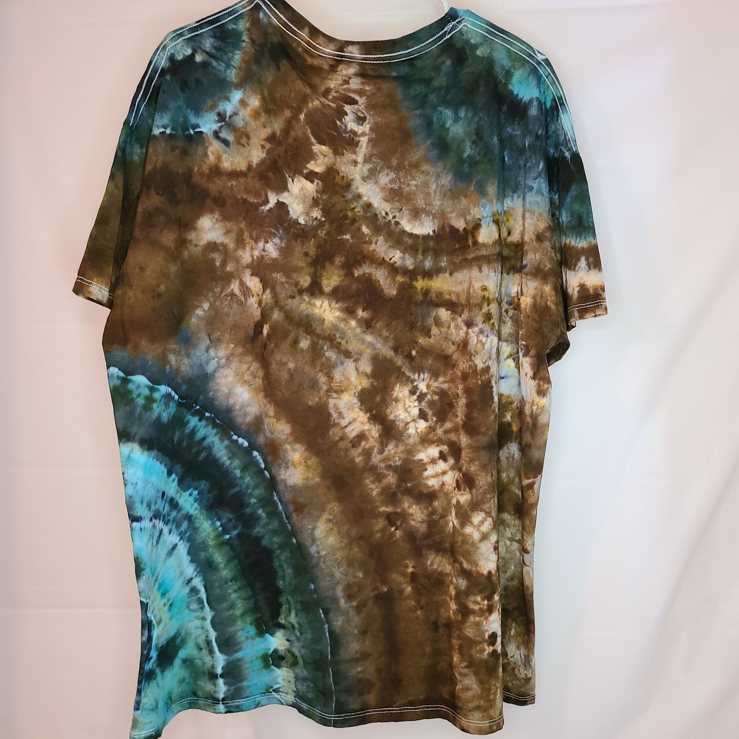 Aqua & Earth 2XL Crew Tee Tie Dye