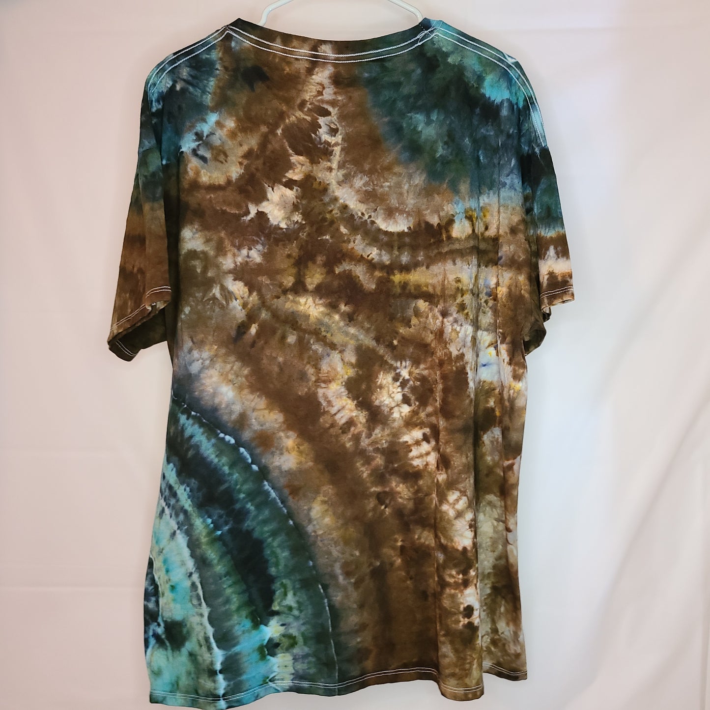 Aqua & Earth 2XL Crew Tee Tie Dye