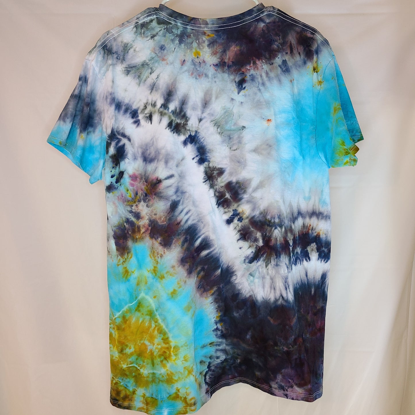 Smoked Ocean L Crew Tee Tie Dye