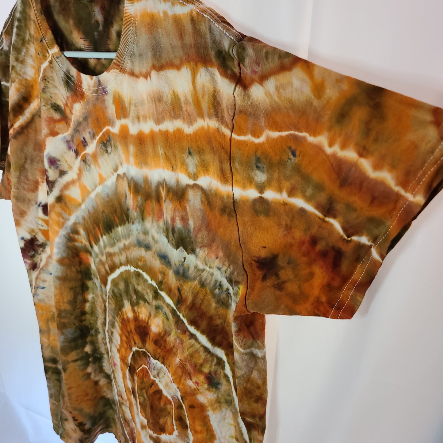 Orange Earth Geode XL Crew Tee Tie Dye