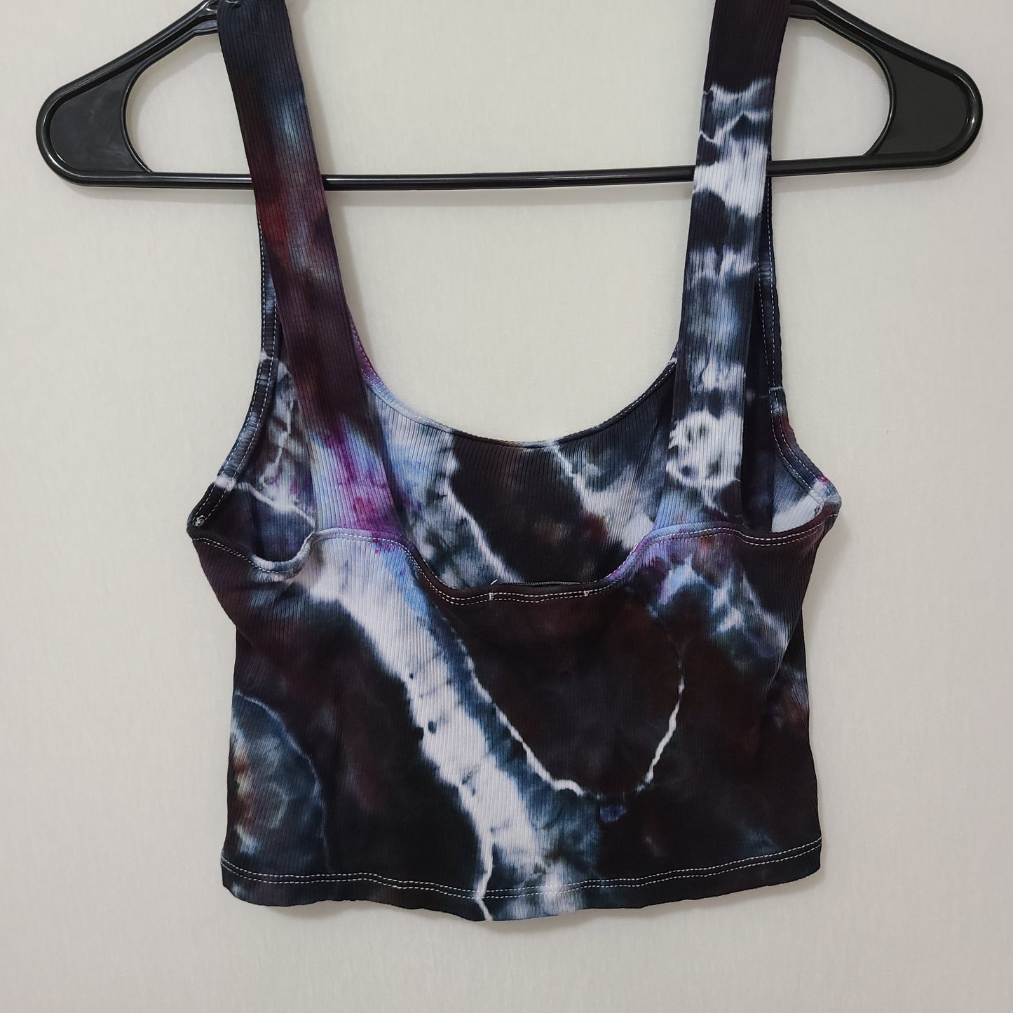 Lavender Moto Club Ladies Crop Tank Medium