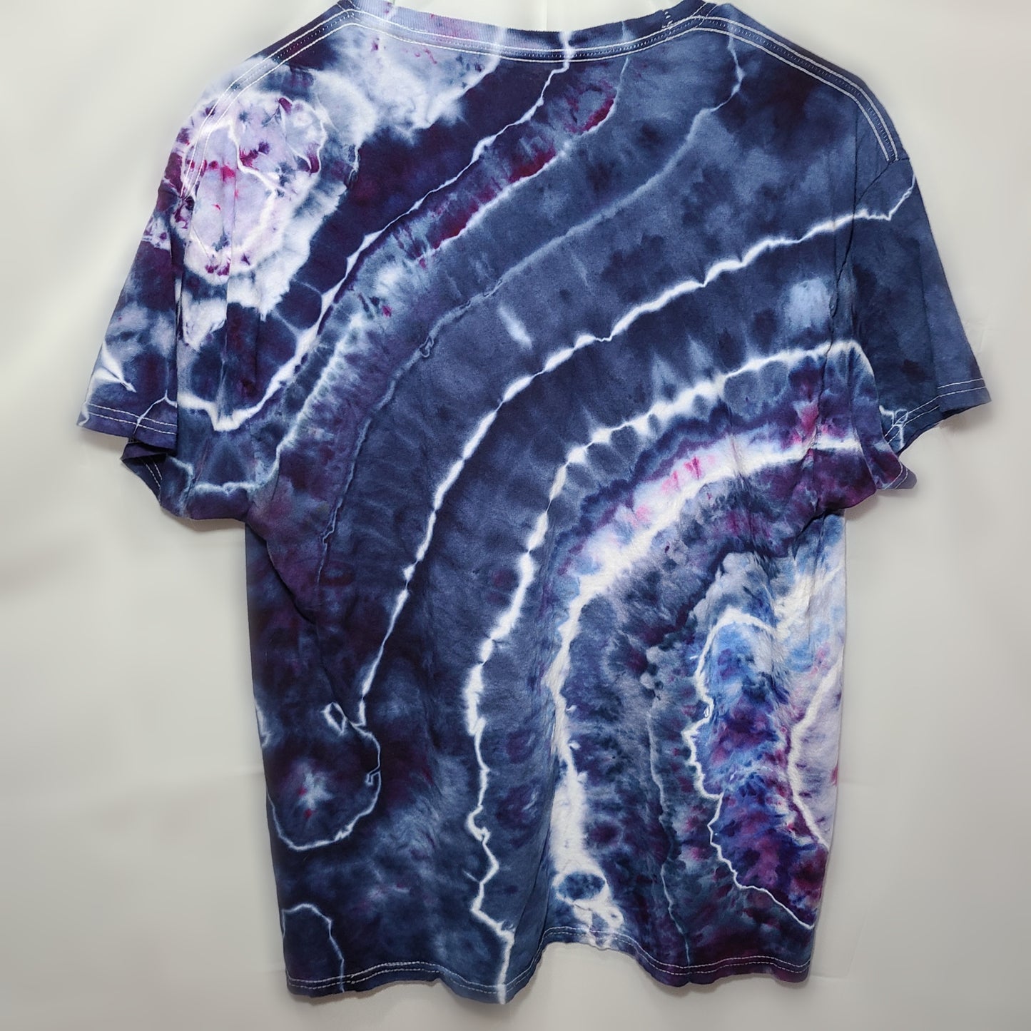 Geode of Navy Amethyst L Crew Tee Tie Dye