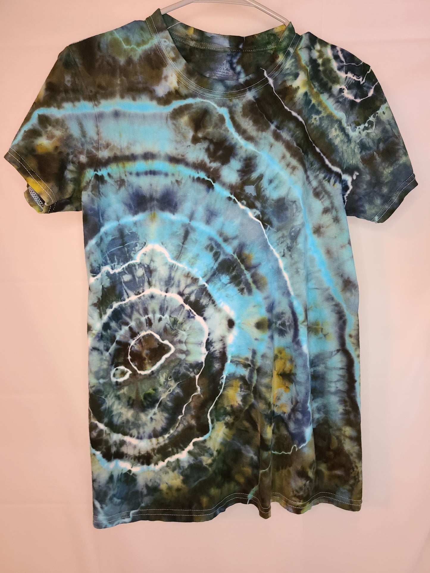 Glacier Moss Extra Small Crew Tee Tie Dye