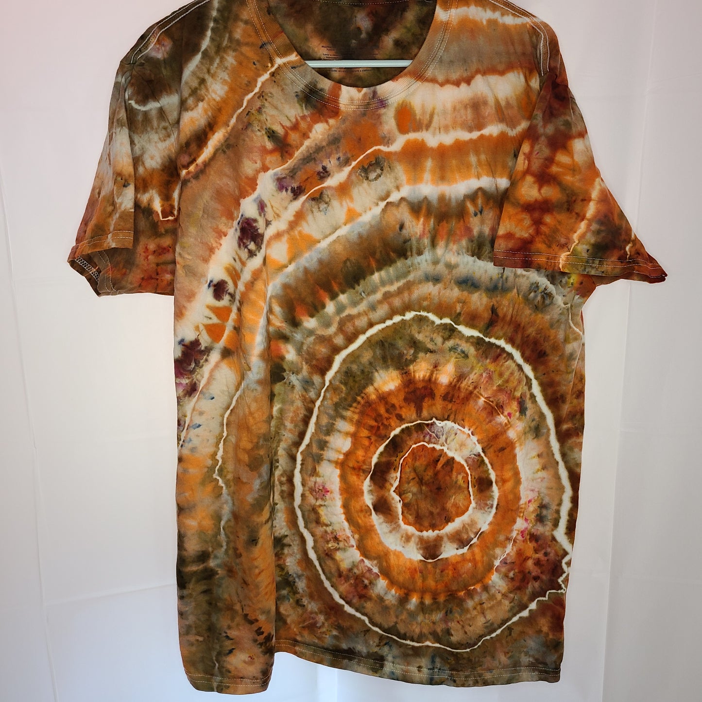 Orange Earth Geode XL Crew Tee Tie Dye