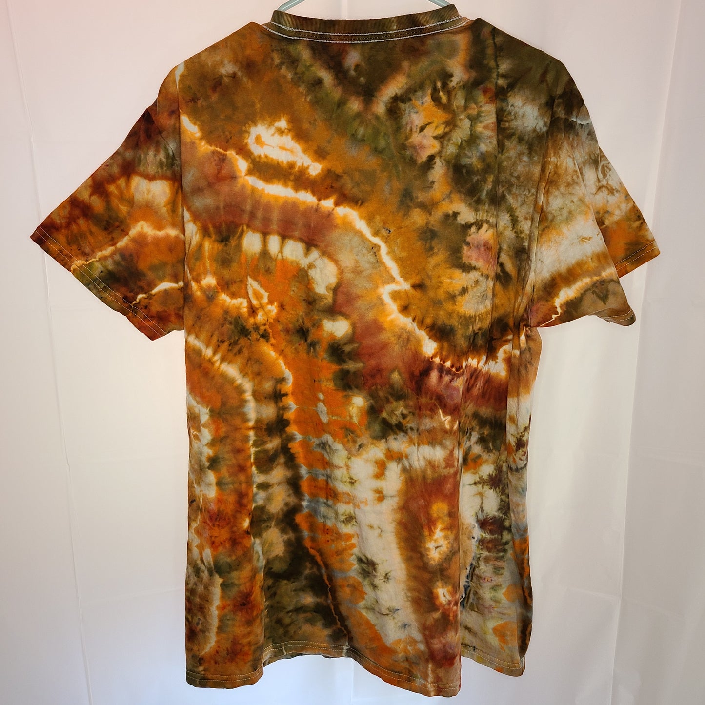 Orange Earth Geode XL Crew Tee Tie Dye