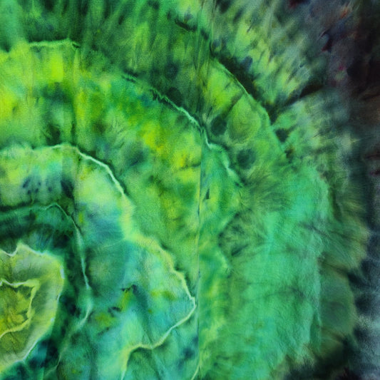 Smoked Emerald Geode XL Crew Tee Tie Dye