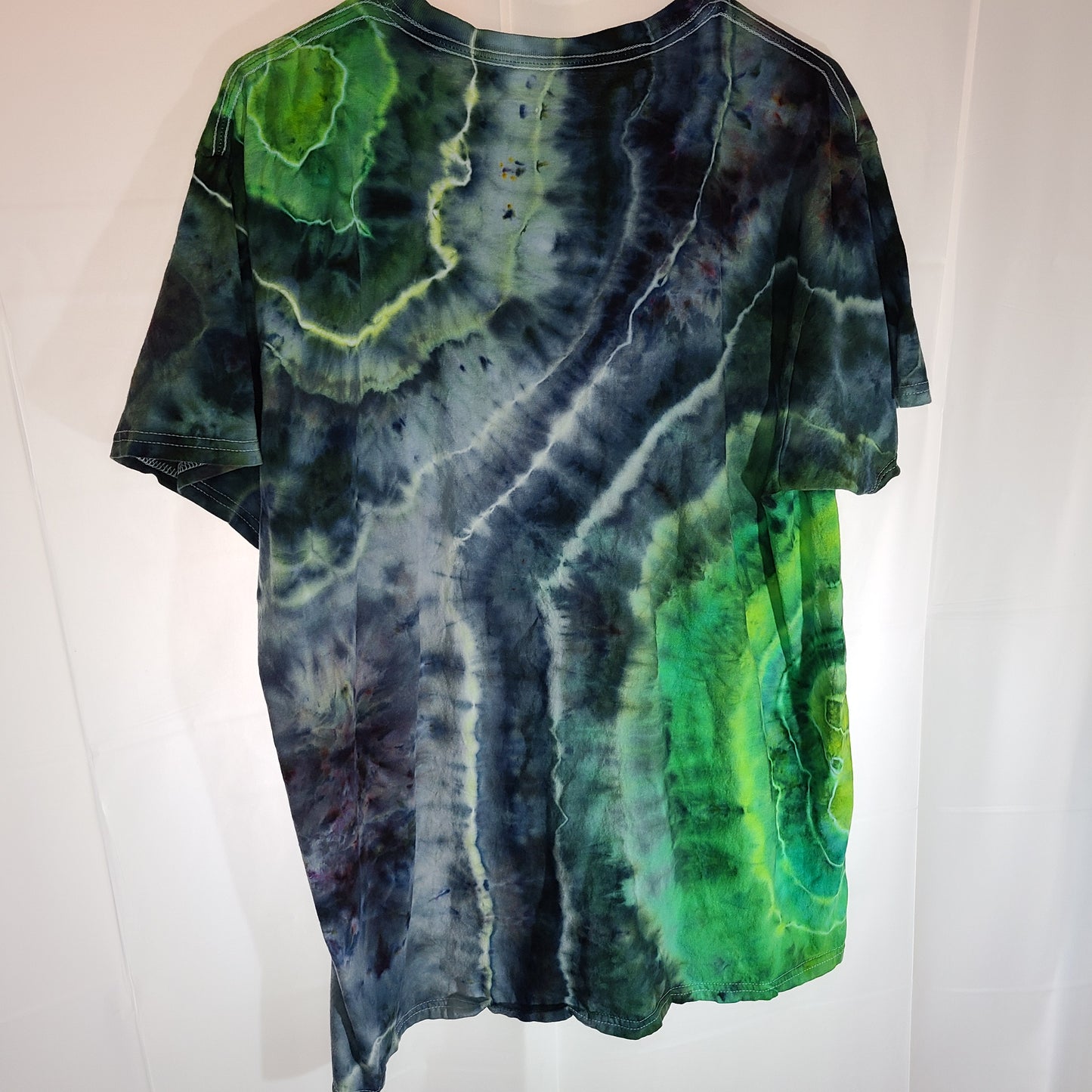 Smoked Emerald Geode XL Crew Tee Tie Dye